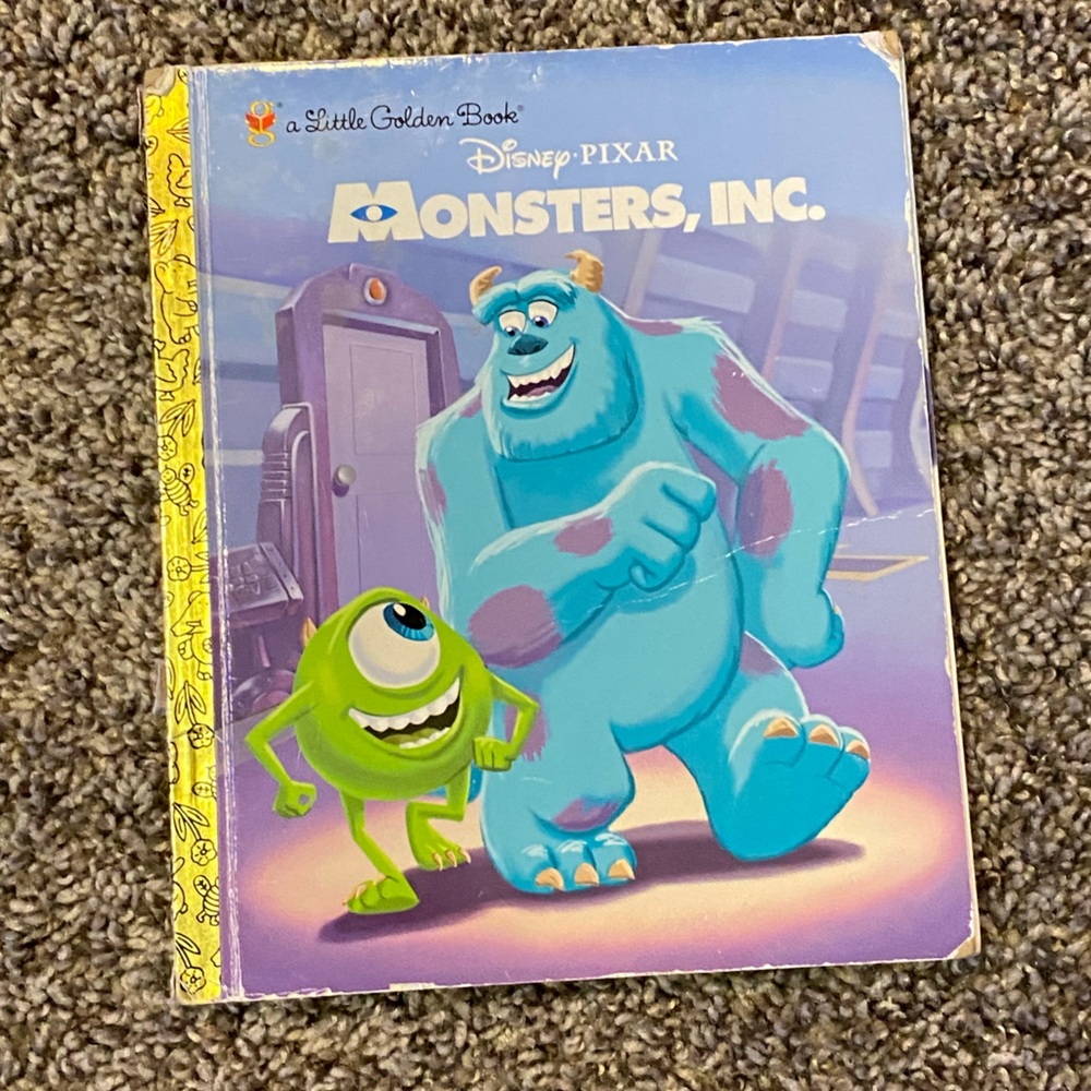 Monsters Inc. children’s book hardcover
